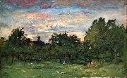 Charles Francois Daubigny Landscape oil on canvas